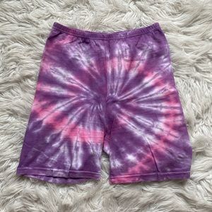 Size S Tie Dye Biker Shorts